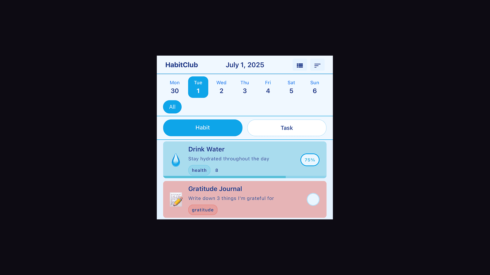 HabitClub product visual